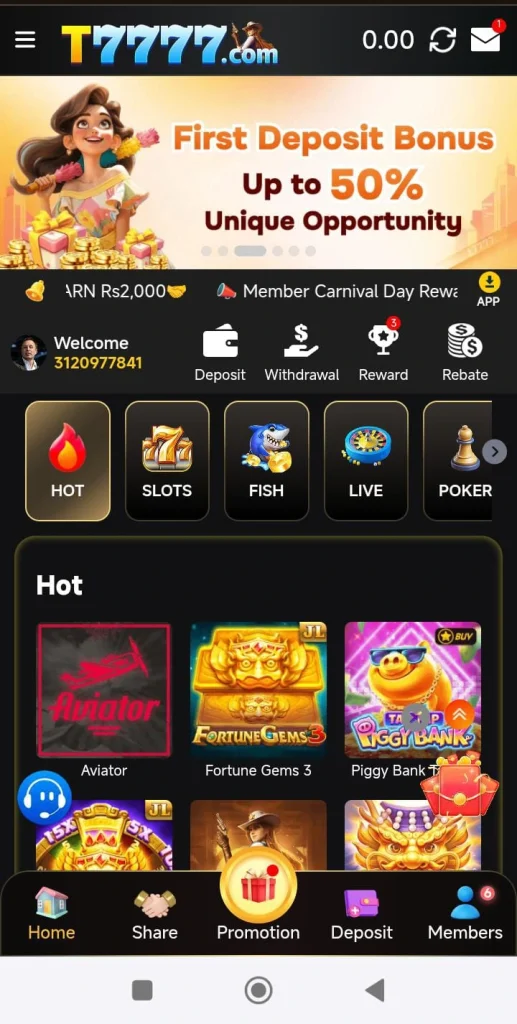 T7777 Game